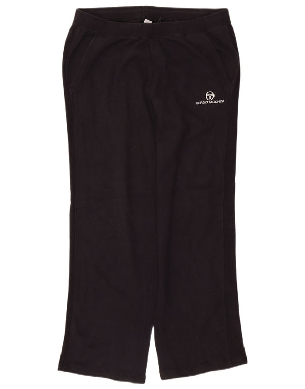 Damskie spodnie dresowe Sergio Tacchini UK 16, duże, granatowe, bawełniane