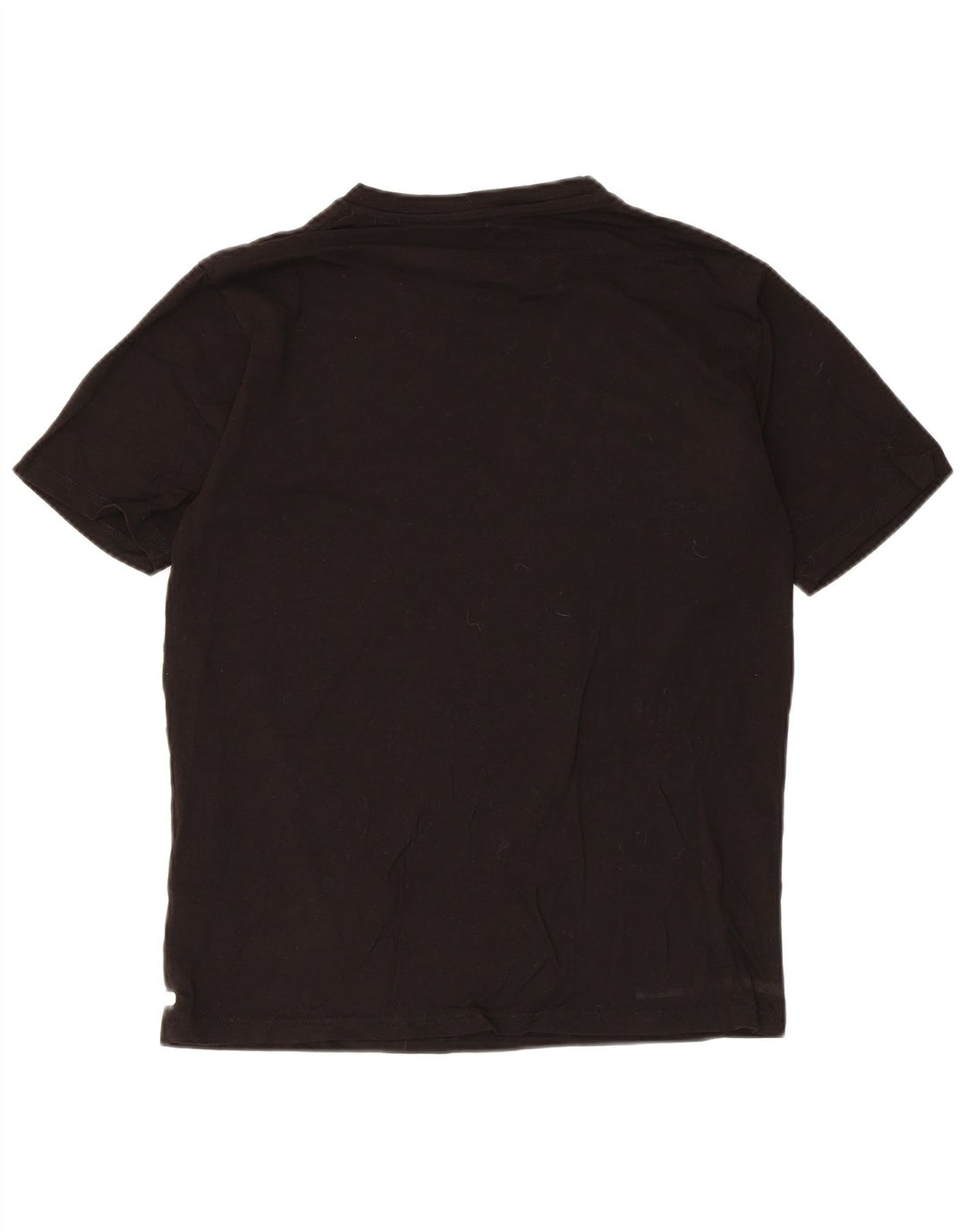 T-shirt męski Gas, średni czarny, bawełniany