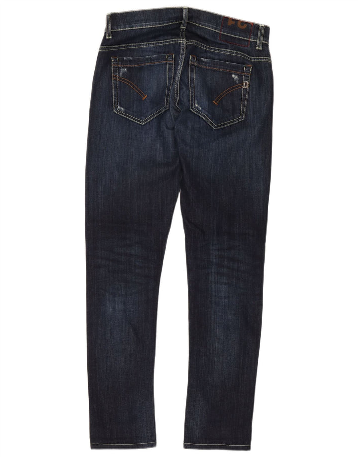 Dondup Męskie jeansy slim W31 L30 Granatowa bawełna