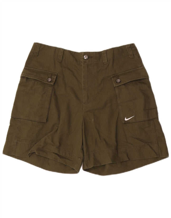 Męskie spodenki cargo Nike W32, średnia bawełna khaki