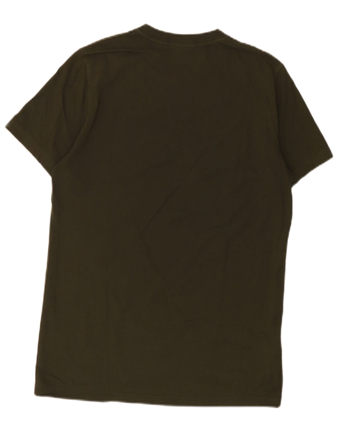 Męski T-shirt z grafiką FRED PERRY, mały, bawełniany khaki