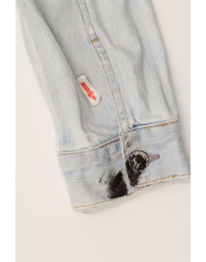 Damska kurtka dżinsowa Topshop UK 10, mała, niebieska, bawełniana