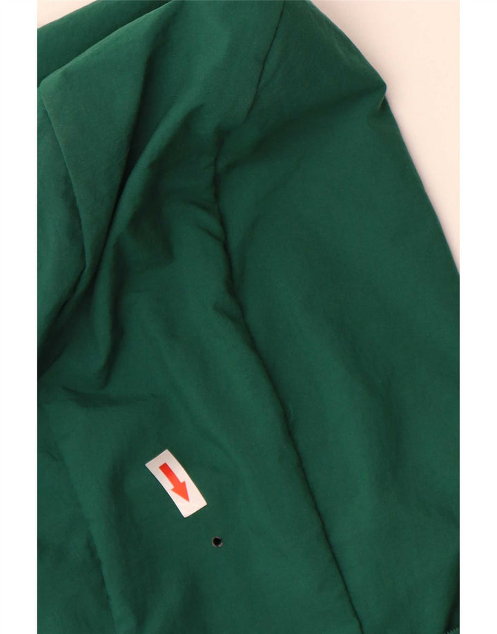 Adidas Męska bluza dresowa z kapturem, duża, zielona nylonowa