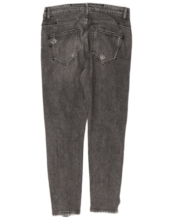 Męskie jeansy rurkowe Zara w trudnej sytuacji EU 40 Medium W31 L28 Szara bawełna