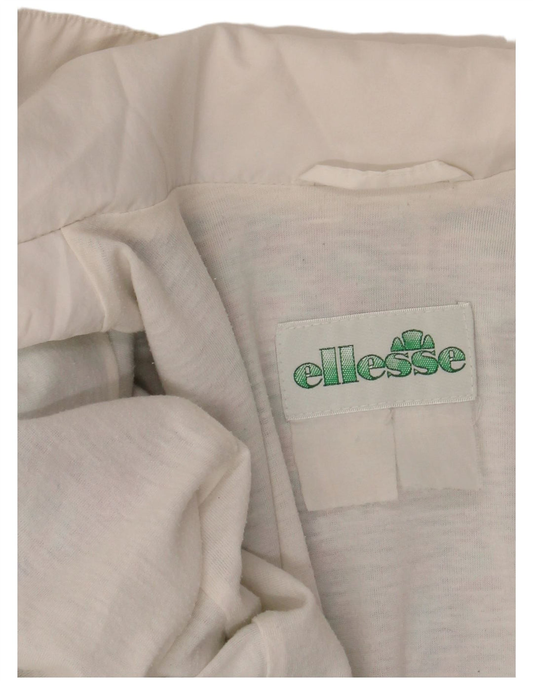 Męska kurtka dresowa ELLESSE XL, biała, geometryczna