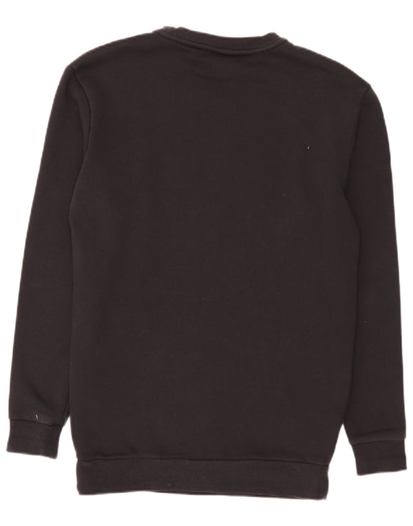 Męska bluza z grafiką Ellesse, sweter XS, czarna bawełna