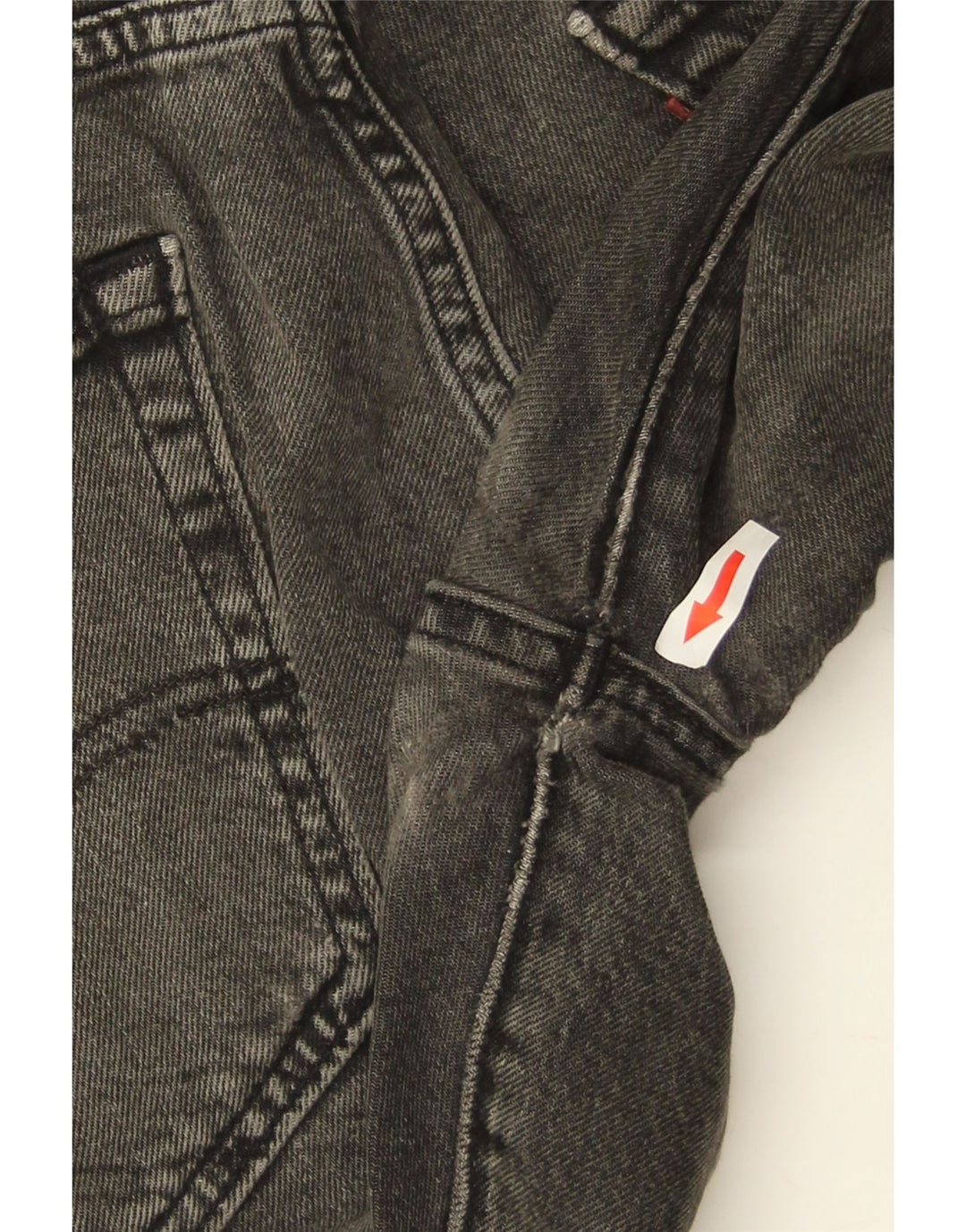 Męskie jeansy Levi's 502 Tapered W32 L30 Szara bawełna