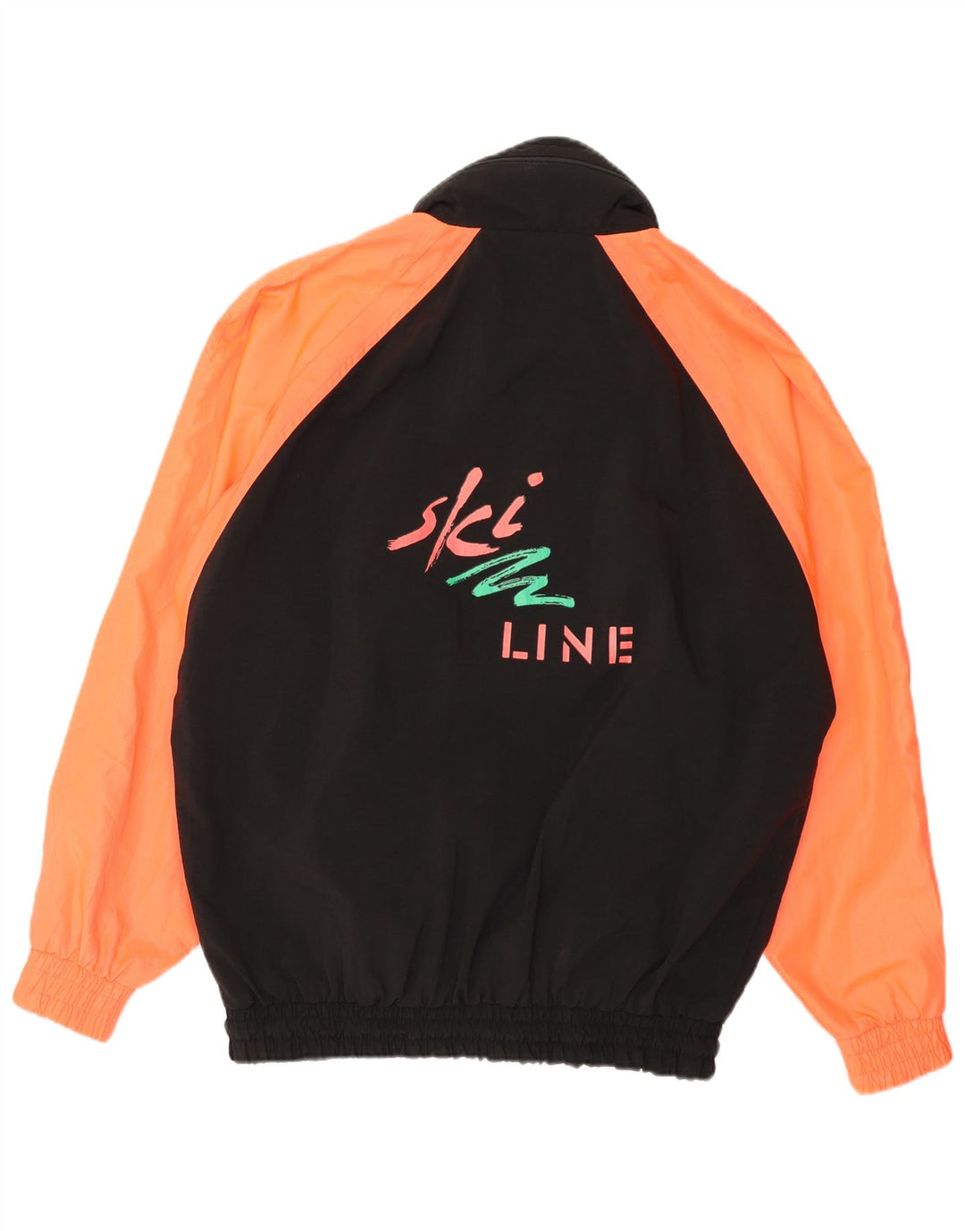 COSMOS Męska wiatrówka o luźnym kroju z grafiką UK 36, mała czarna