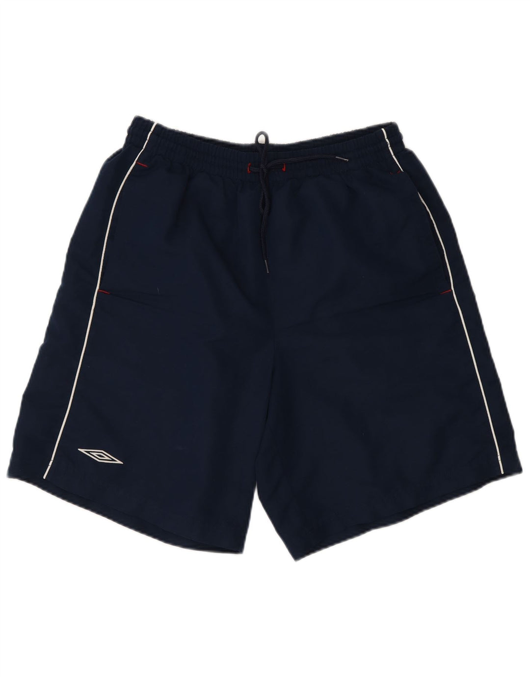 Męskie spodenki sportowe Umbro z grafiką, średni granatowy poliester