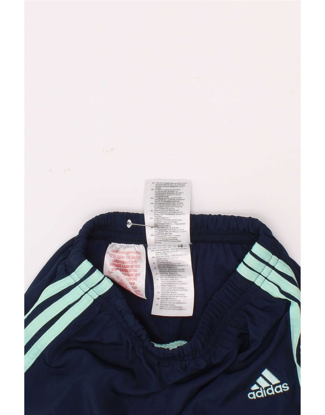 Adidas Chłopięce Spodnie Dresowe Joggery 3-4 Lat Granatowe Poliester