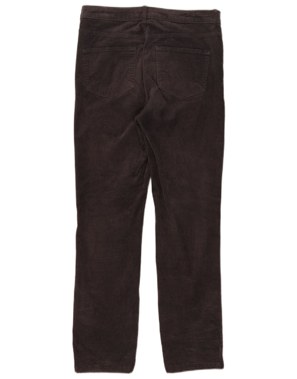 Marks & Spencer Damskie proste sztruksowe spodnie UK 12 Medium W30 L27 Szare