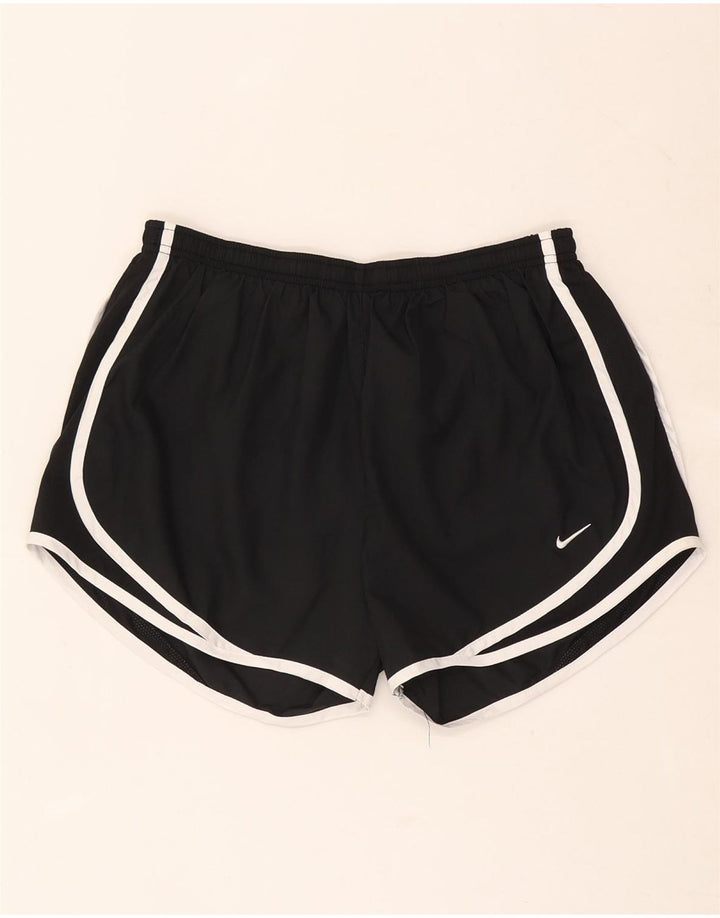 Damskie spodenki sportowe Nike Dri Fit UK 14, średni czarny poliester