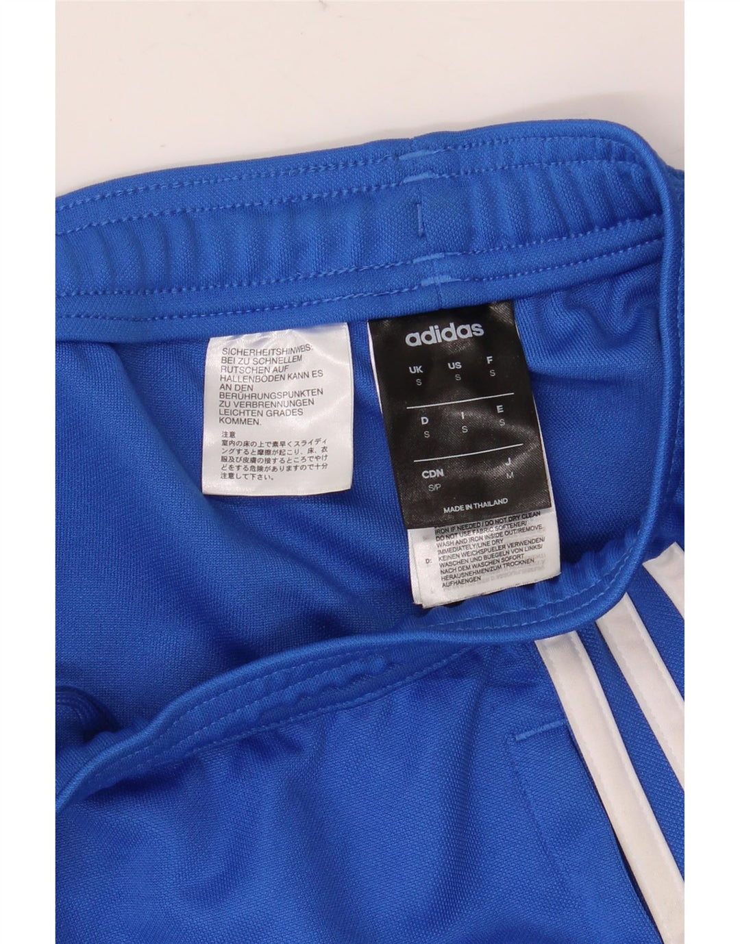 Damskie spodnie dresowe ADIDAS Climalite UK 10, małe, niebieskie, poliestrowe