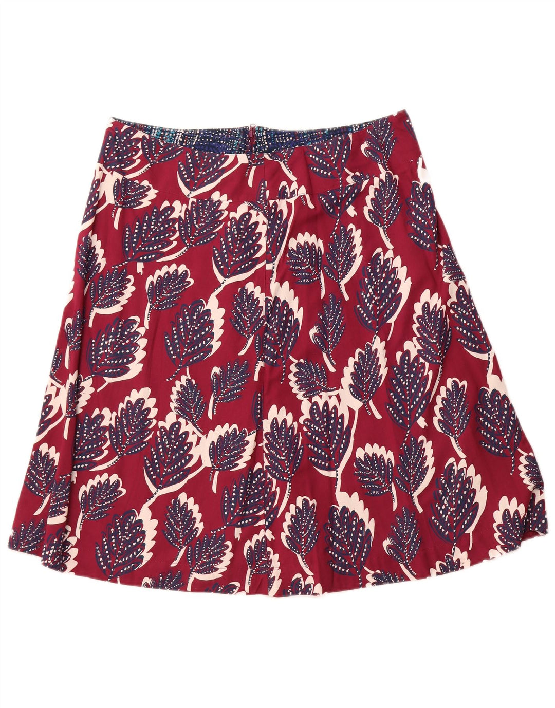 WHITE STUFF Damska spódnica o linii A UK 14 Large W34 Różowa wiskoza w kwiaty