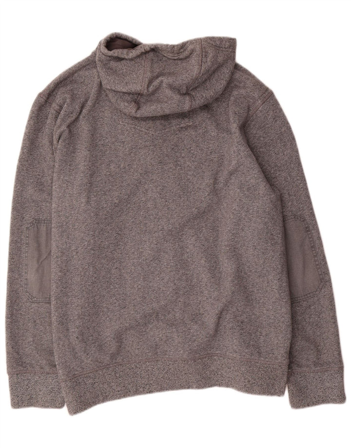 Męski sweter z kapturem i zamkiem błyskawicznym Fat Face 2XL Szara bawełna