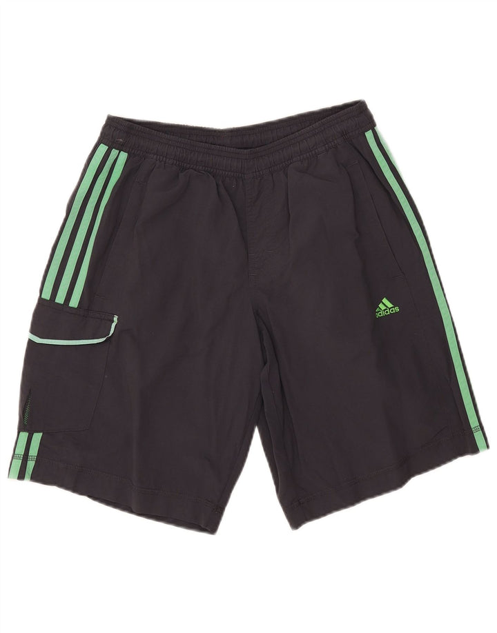 Męskie spodenki sportowe Adidas Cargo, małe, szare, nylonowe