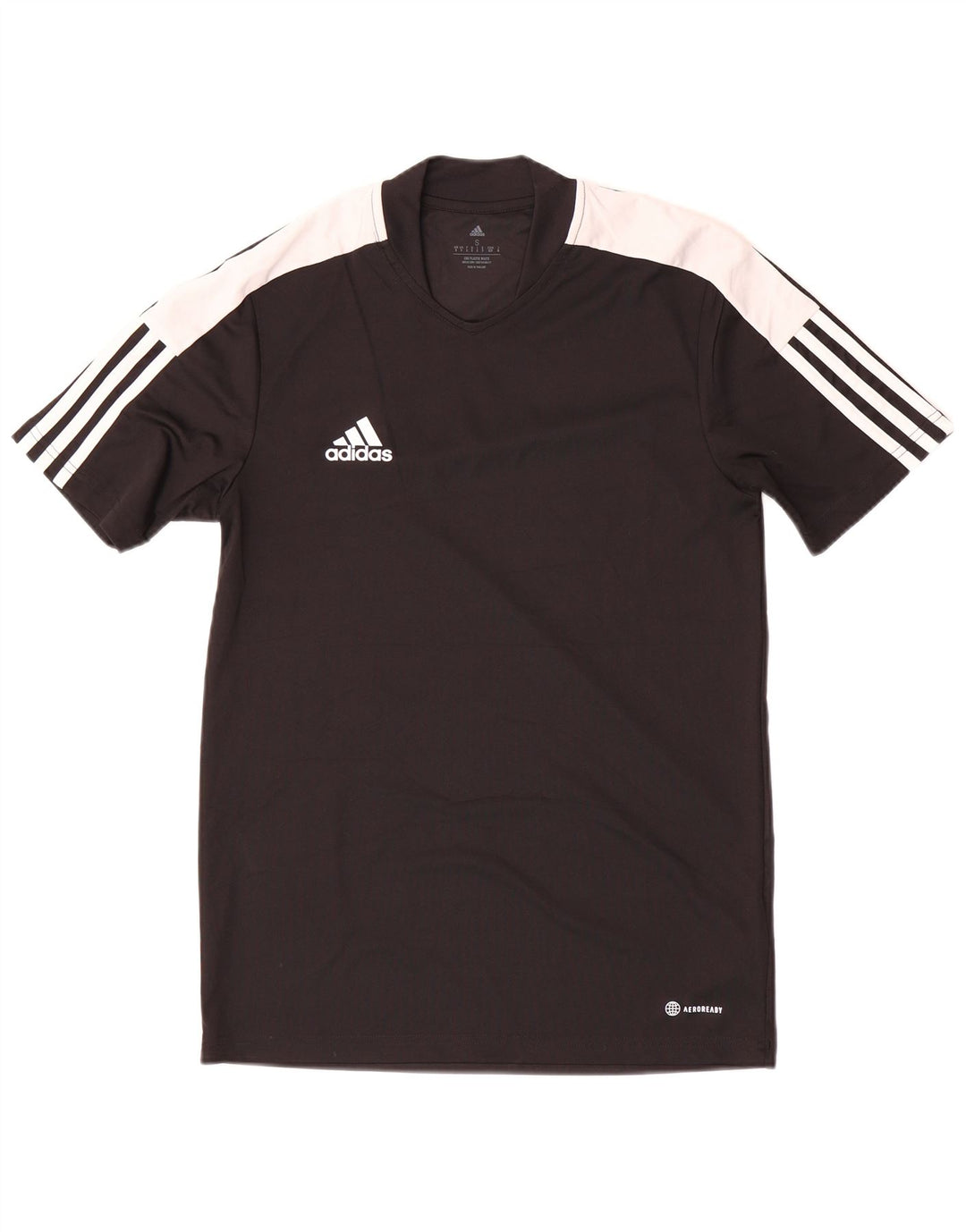 Męska koszulka Adidas Aeroready Top, mała, czarna, z poliestru z blokami kolorów