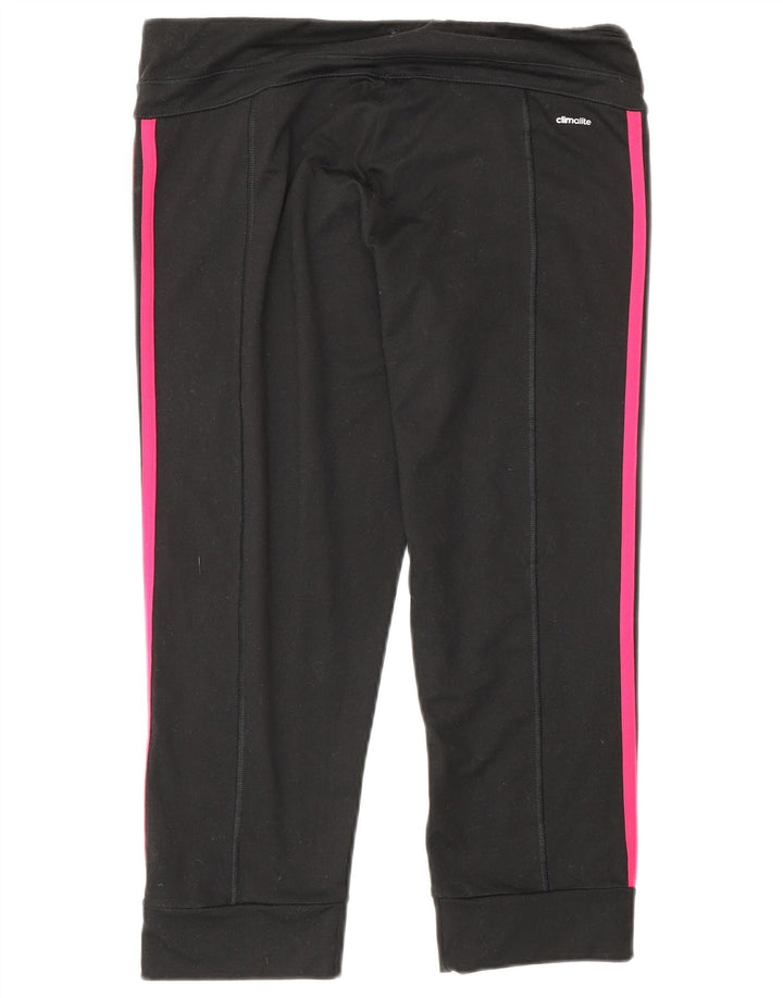 Damskie legginsy Adidas Climalite Capri UK 12/14 Średni czarny poliester