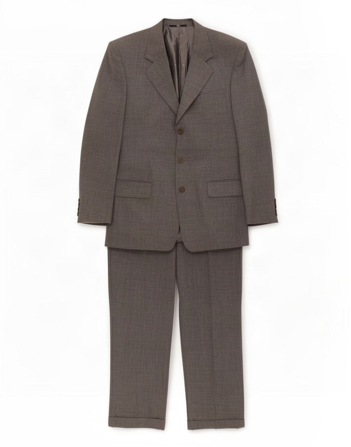 Valentino męski 2-częściowy garnitur z 3 guzikami IT 48 Medium W30 L31 Szara wełna