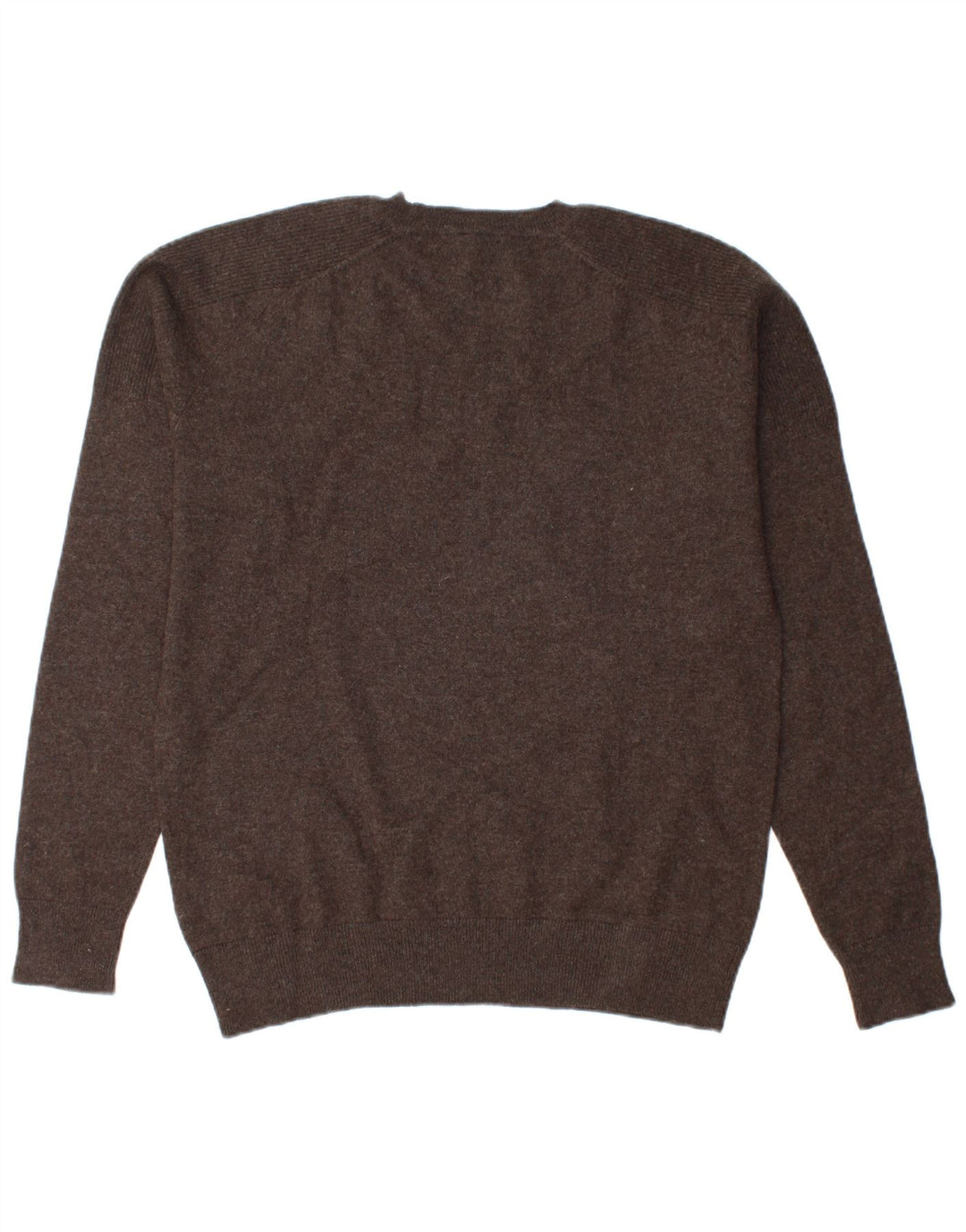 Damski sweter Lee z okrągłym dekoltem UK 20 2XL Brązowy, z owczej wełny