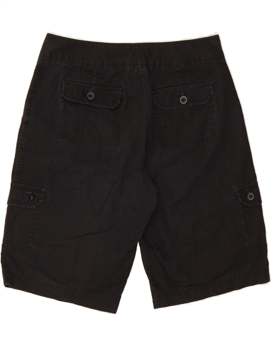IZOD Womens Cargo Shorts US 10 Large W32 Black Check Cotton Vintage Izod and Second-Hand Izod from Messina Hembry 