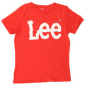 Męski T-shirt Lee z grafiką, duży, czerwony