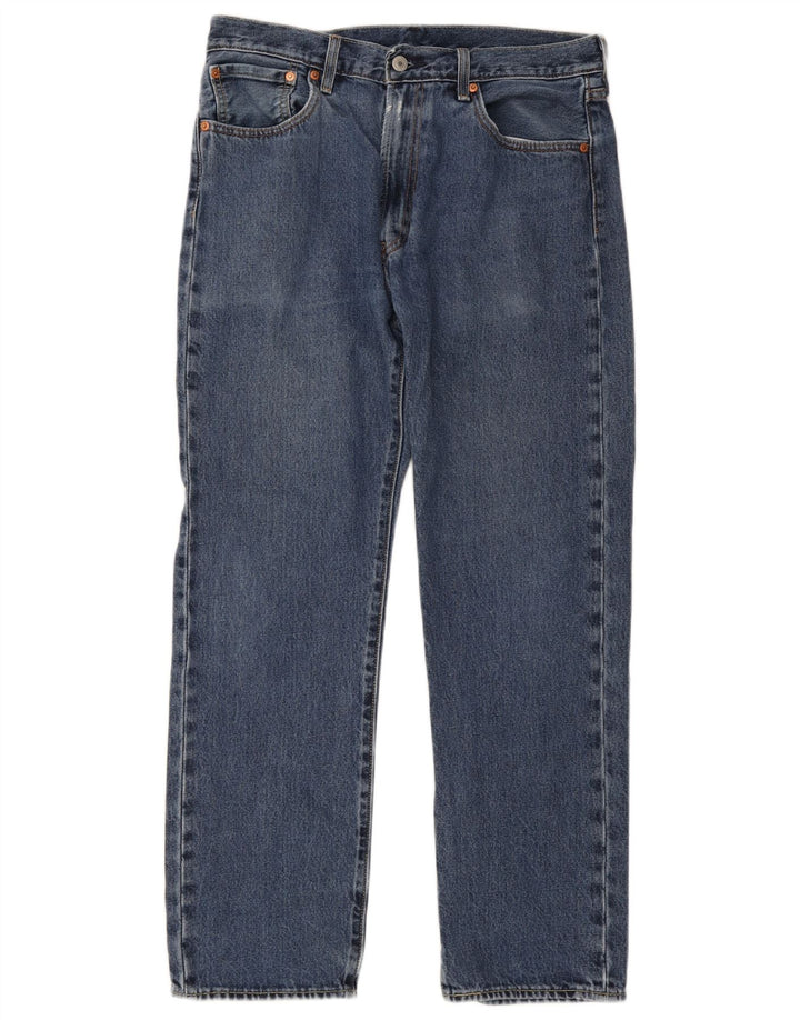 Męskie proste dżinsy Levi's W32 L32 Niebieskie bawełniane