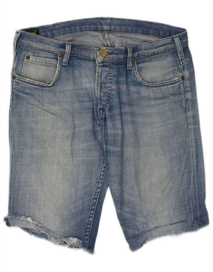 Męskie spodenki jeansowe Lee Lowell W30, średnioniebieskie, bawełniane