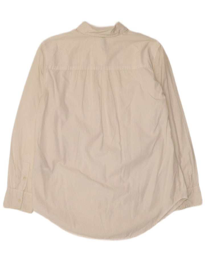 Koszula damska BENETTON oversize UK 6 XS, biała, bawełniana