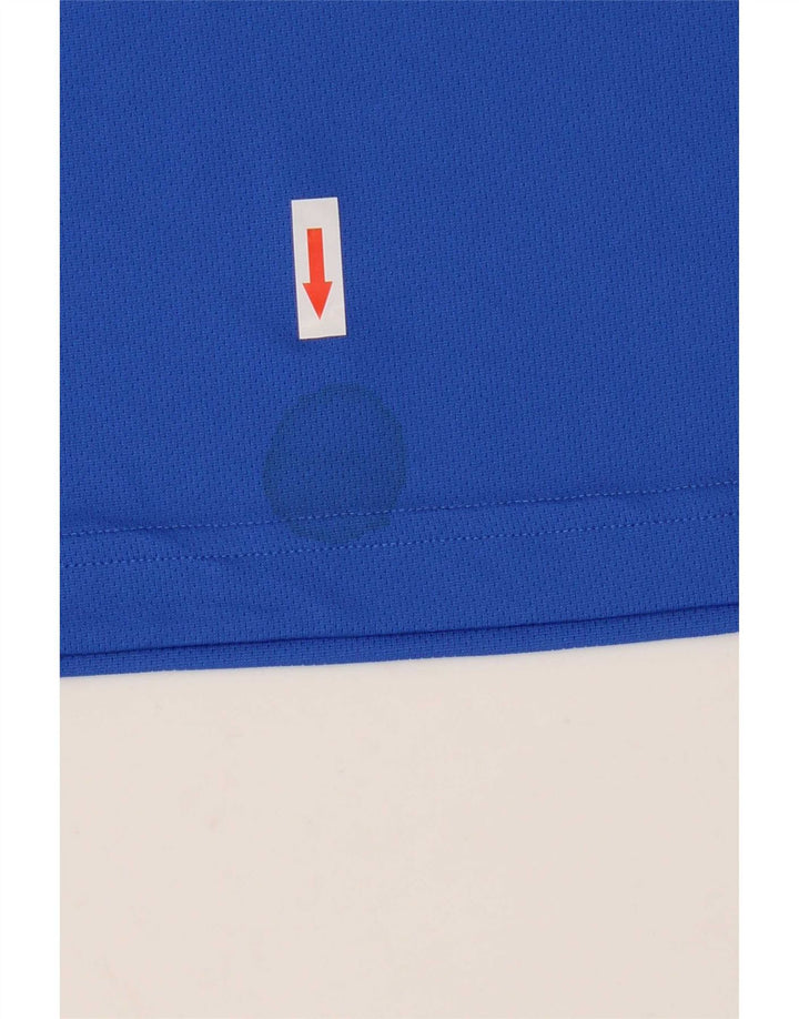 Męska koszulka polo Adidas Aeroready, duża, niebieska, z poliestru