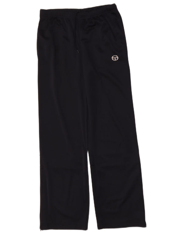 Sergio Tacchini Womens Tracksuit Trousers UK 10 Small Navy Blue Colourblock