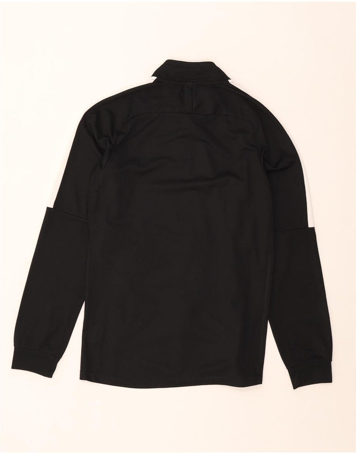 Męska kurtka dresowa Nike Dri Fit, mała, czarna, poliestrowa z blokami kolorów
