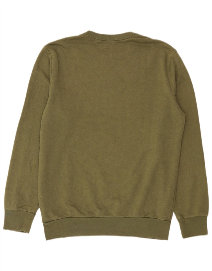 Męska bluza z grafiką Gap, mała, bawełniana w kolorze khaki