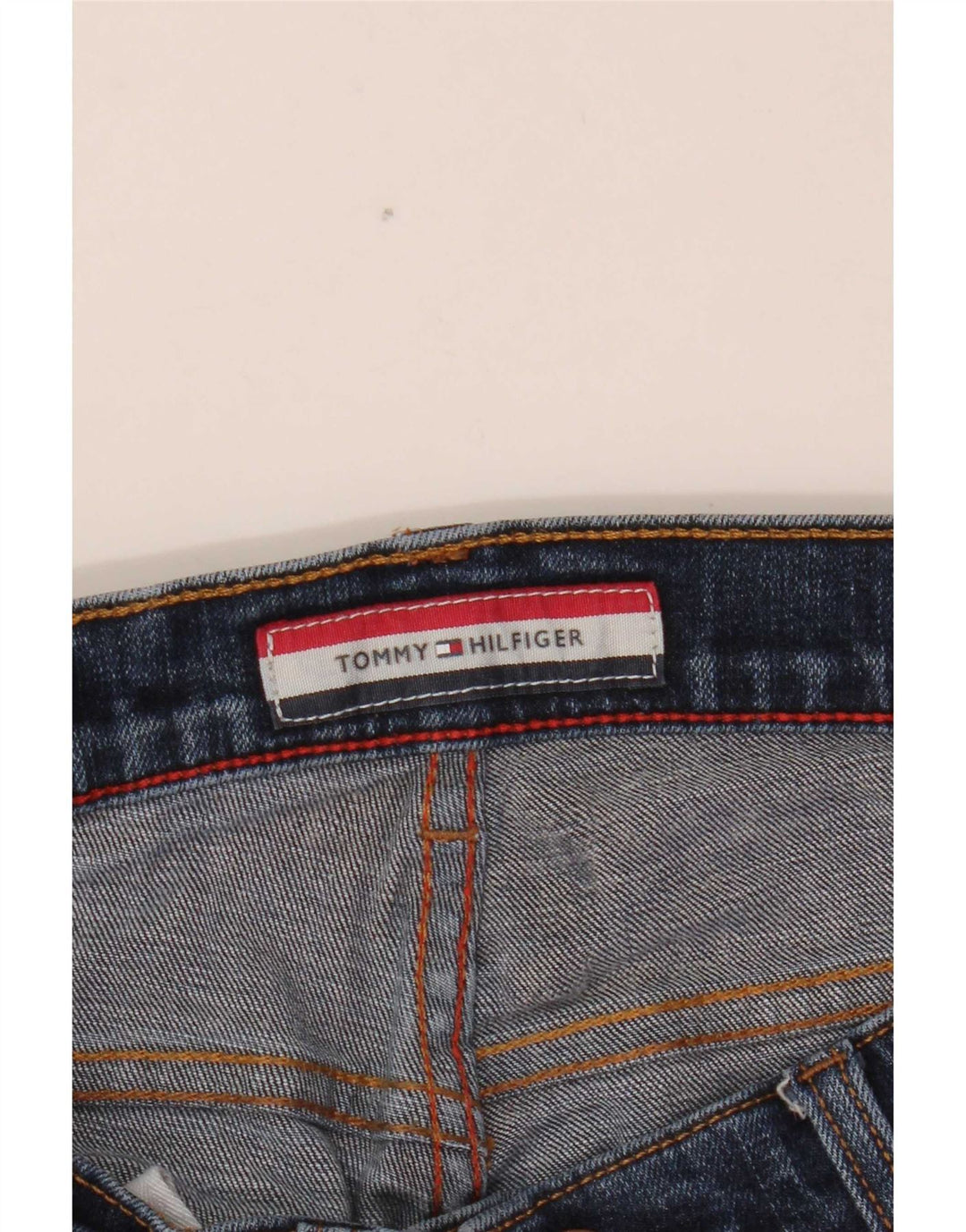 Męskie jeansy slim fit Tommy Hilfiger W30 L32 granatowe
