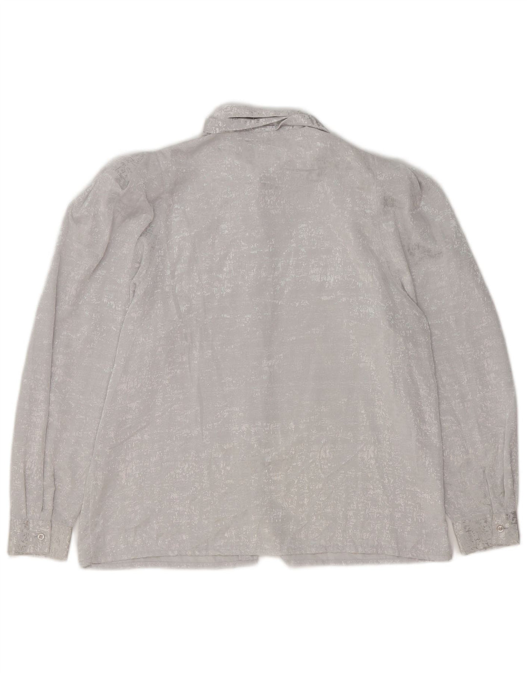 Damska bluzka koszulowa wiązana z przodu YESSICA EU 42, duży, szary poliester