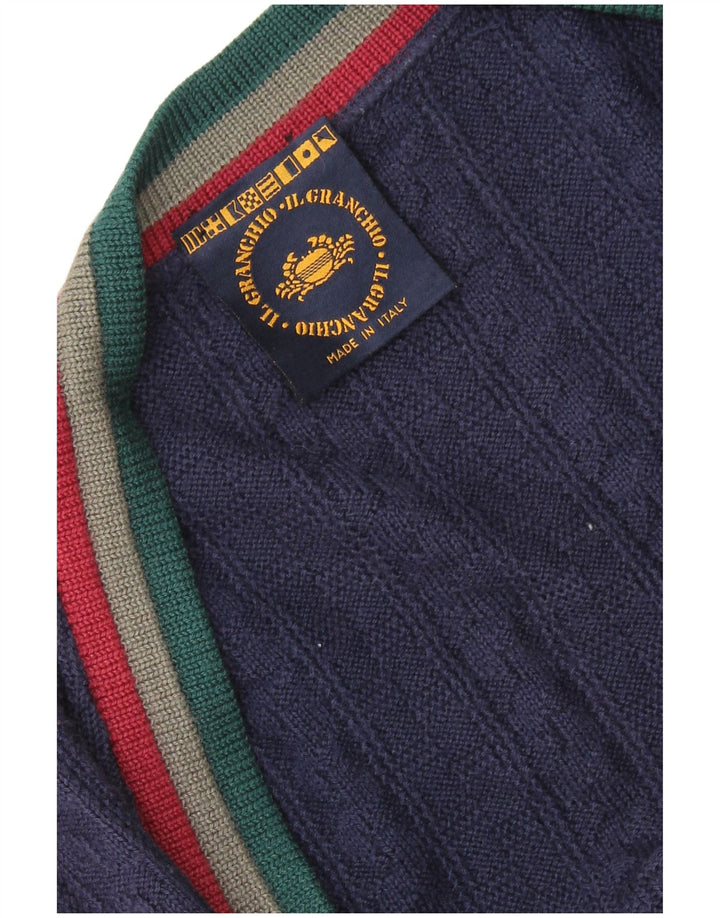 Sweter męski IL GRANCHIO XL granatowy