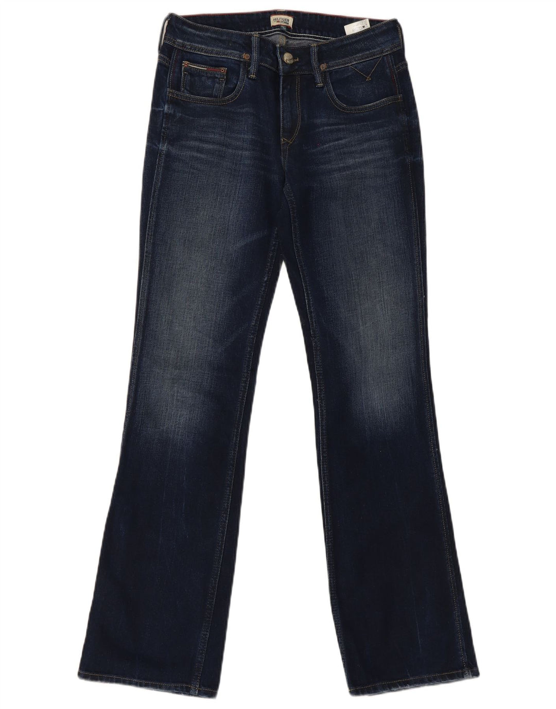Damskie jeansy Bootcut Tommy Hilfiger W29 L32 Granatowe, bawełniane