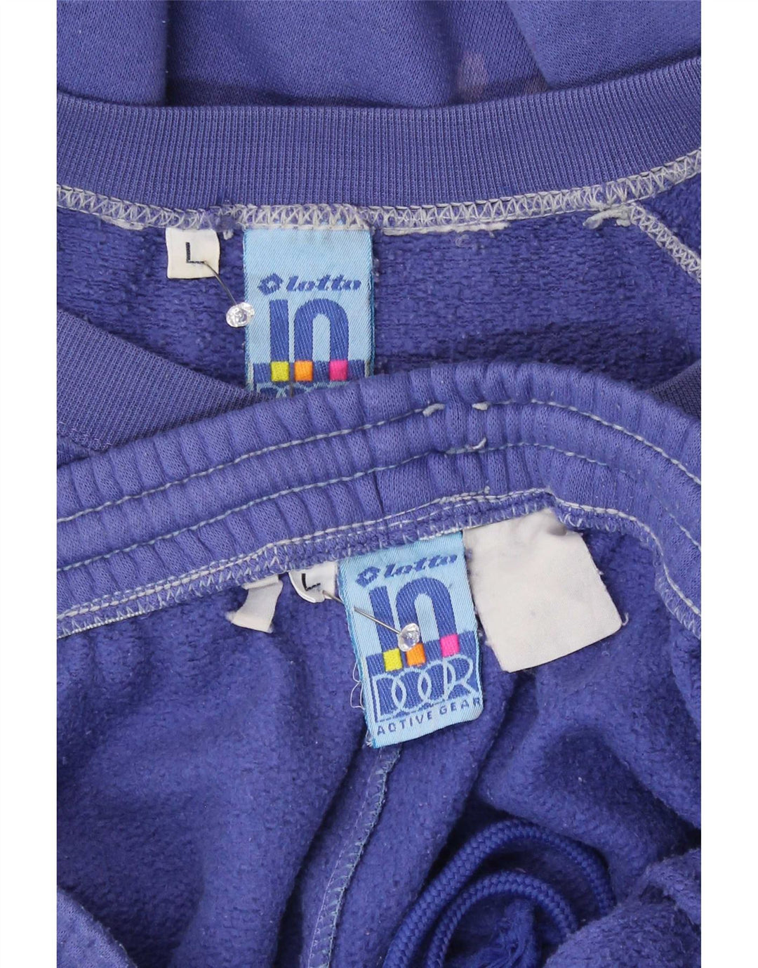 Kompletny dres męski Lotto, duży, niebieski