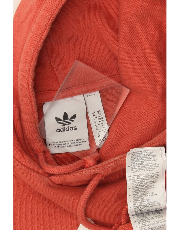 Męska bluza z kapturem Adidas Graphic, średnia czerwona, bawełniana