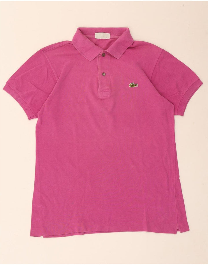 Męska koszulka polo Lacoste, rozmiar 3, mała, różowa, bawełniana
