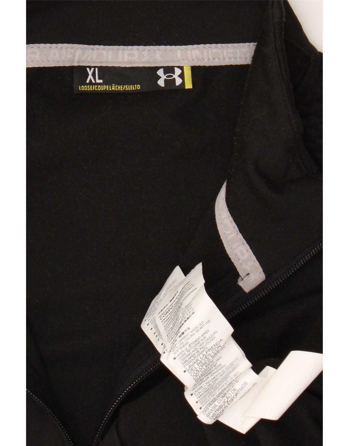 Męska kurtka dresowa Under Armour XL, czarna, poliestrowa