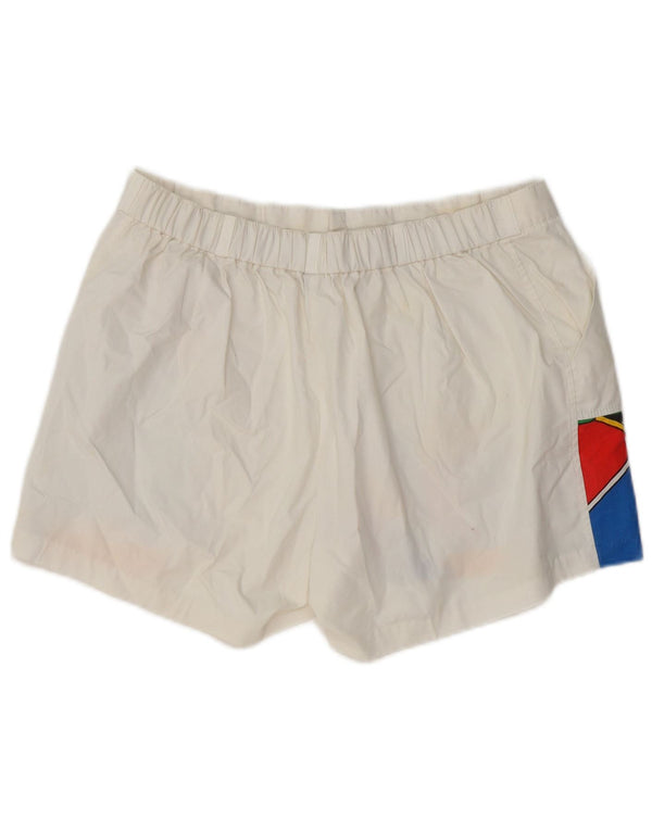 Męskie spodenki Chino TRIGEMA IT 52 XL W36 Biała, geometryczna bawełna