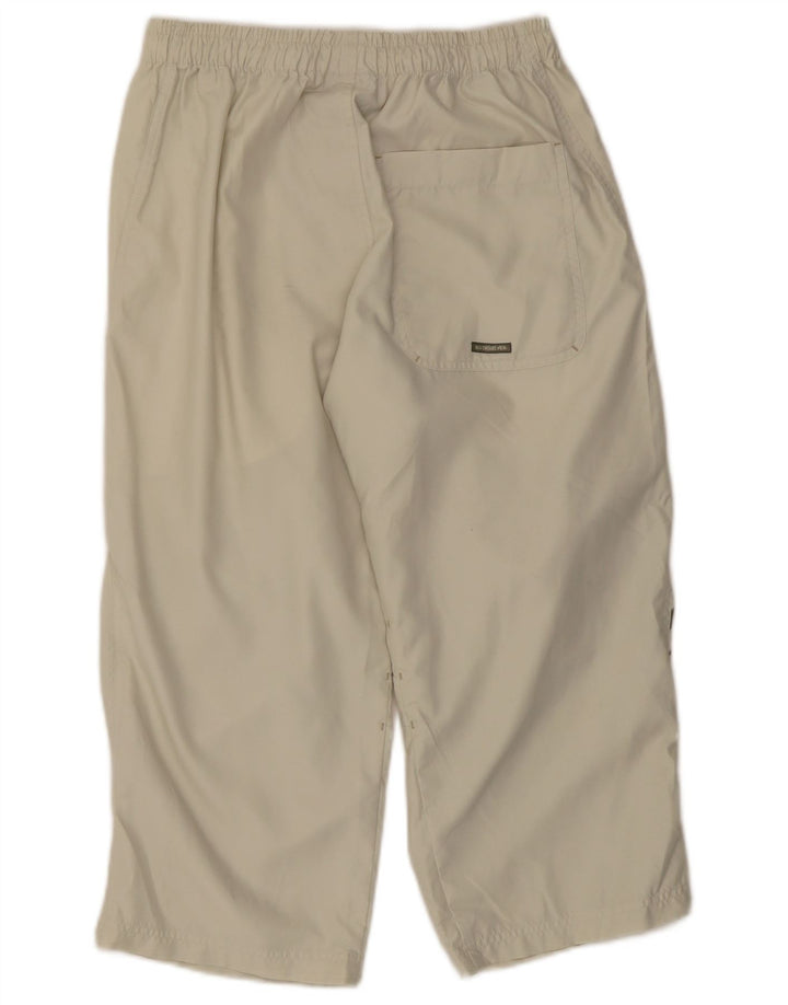 Męskie spodnie dresowe Quiksilver Graphic Capri, mały beżowy poliester