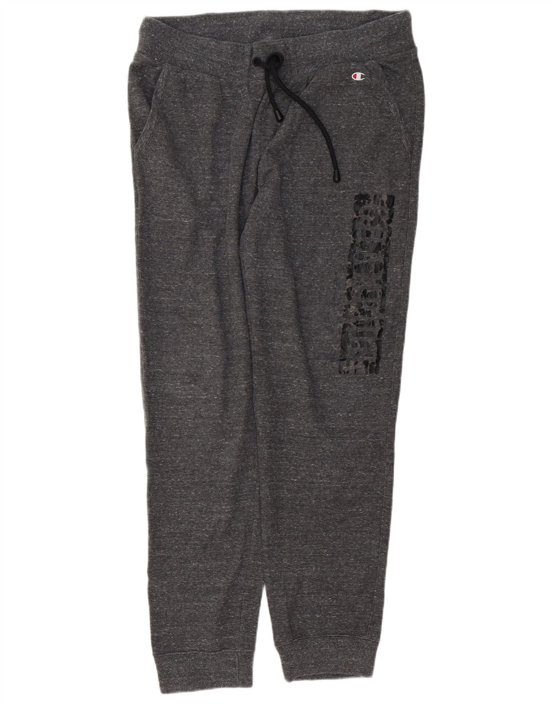 Damskie spodnie dresowe CHAMPION Graphic Joggers UK 18 XL Szare nakrapiane