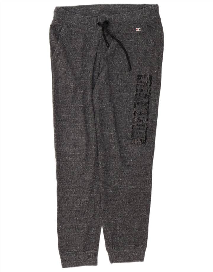 Damskie spodnie dresowe CHAMPION Graphic Joggers UK 18 XL Szare nakrapiane