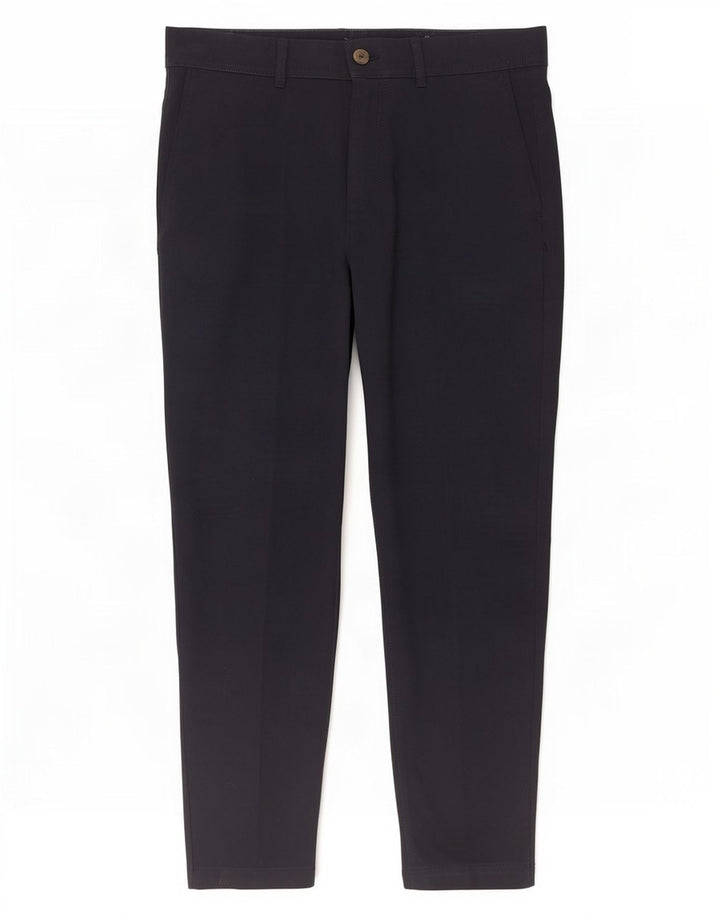 Męskie spodnie garniturowe Zara EU 44 Large W34 L28 Granatowy poliester