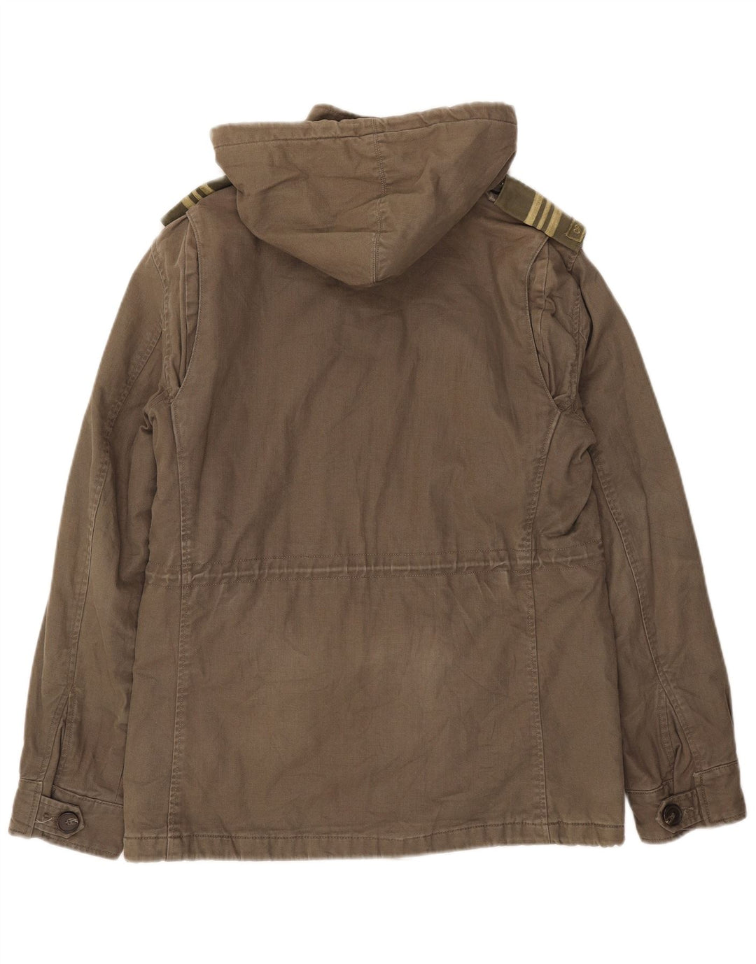 Męska kurtka wojskowa z kapturem Levi's UK 38, średnia bawełna khaki
