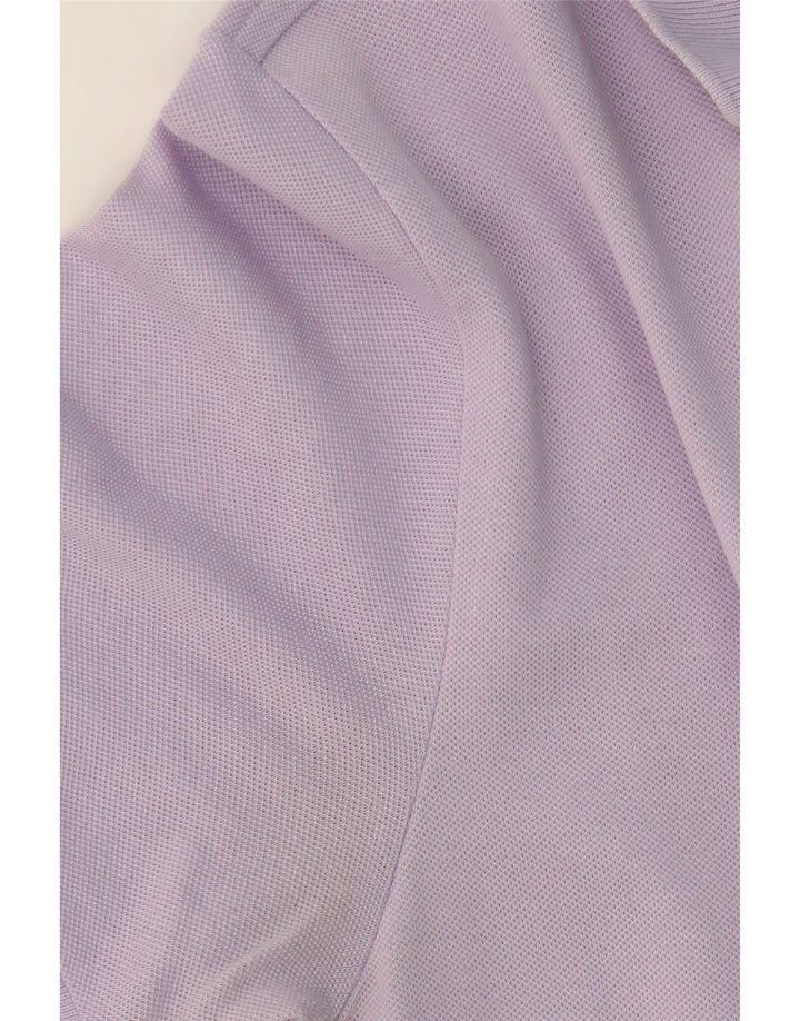 LACOSTE Mens Polo Shirt Size 3 Small Purple Cotton Vintage Lacoste and Second-Hand Lacoste from Messina Hembry 