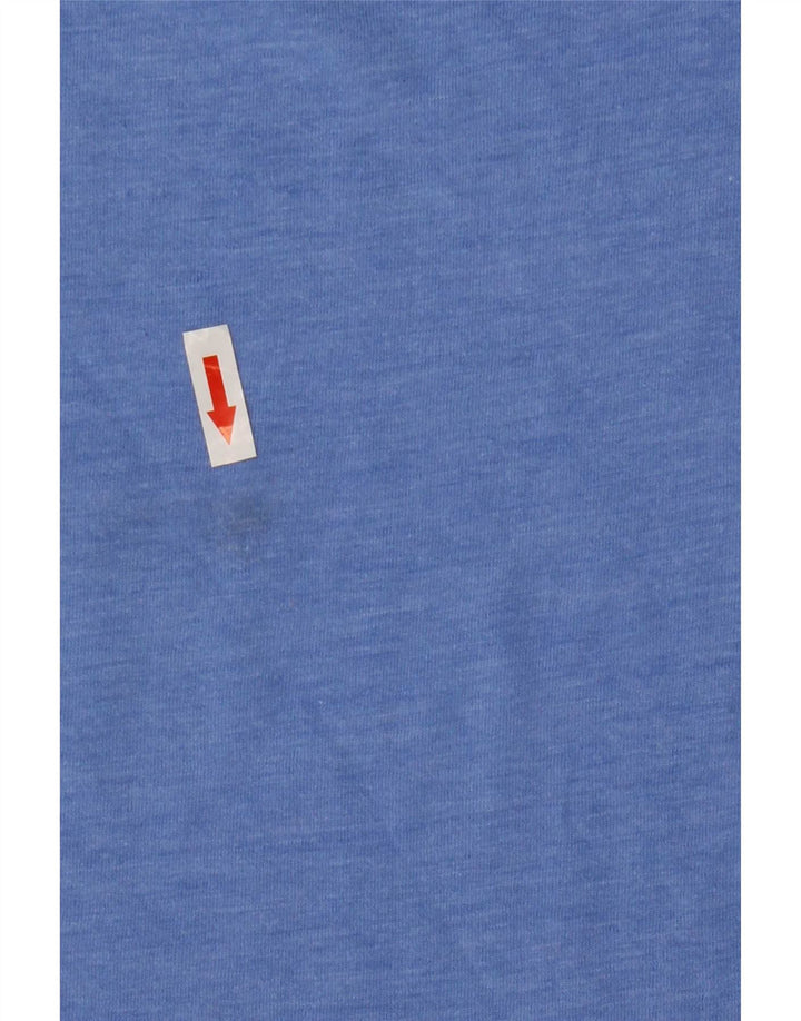 Męski T-shirt Champion z grafiką, duży, niebieski, poliester