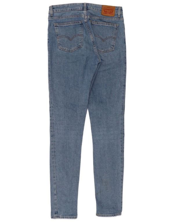 Damskie jeansy Levi's Skinny z wysokim stanem W28 L32 Niebieska bawełna